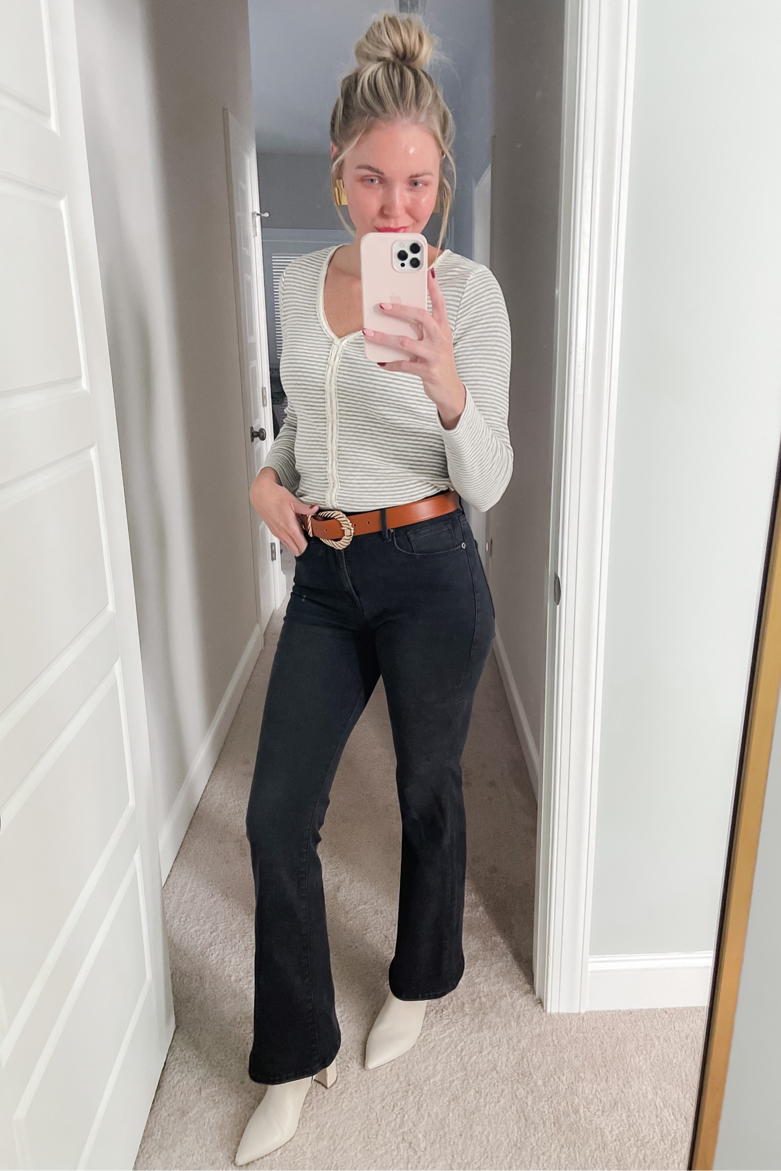 Top is an oldie from Lucky Brand. Linked similar styles. These Good American are always a good idea!

#LTKsalealert #LTKstyletip #LTKunder100