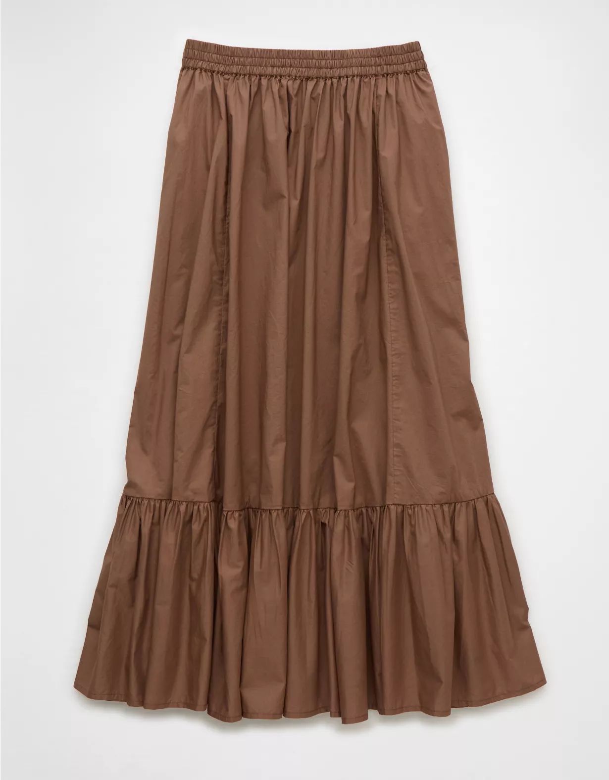 AE High-Waisted Ruffle Maxi Skirt | American Eagle Outfitters (US & CA)