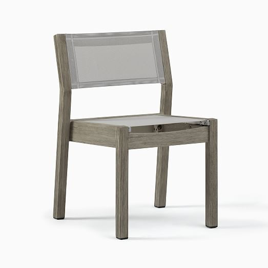 Portside Outdoor Stacking Dining Chair (Set of 2) | West Elm (US)
