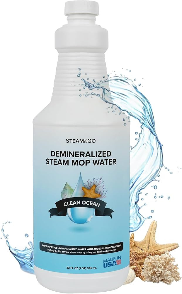 Steam & Go Demineralized Water - Multisurface Cleaner, PVC-Free Ready-to-Use for Mops & Floor Ste... | Amazon (US)