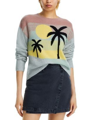 Palm Tree Intarsia Crewneck - Exclusive | Bloomingdale's (US)