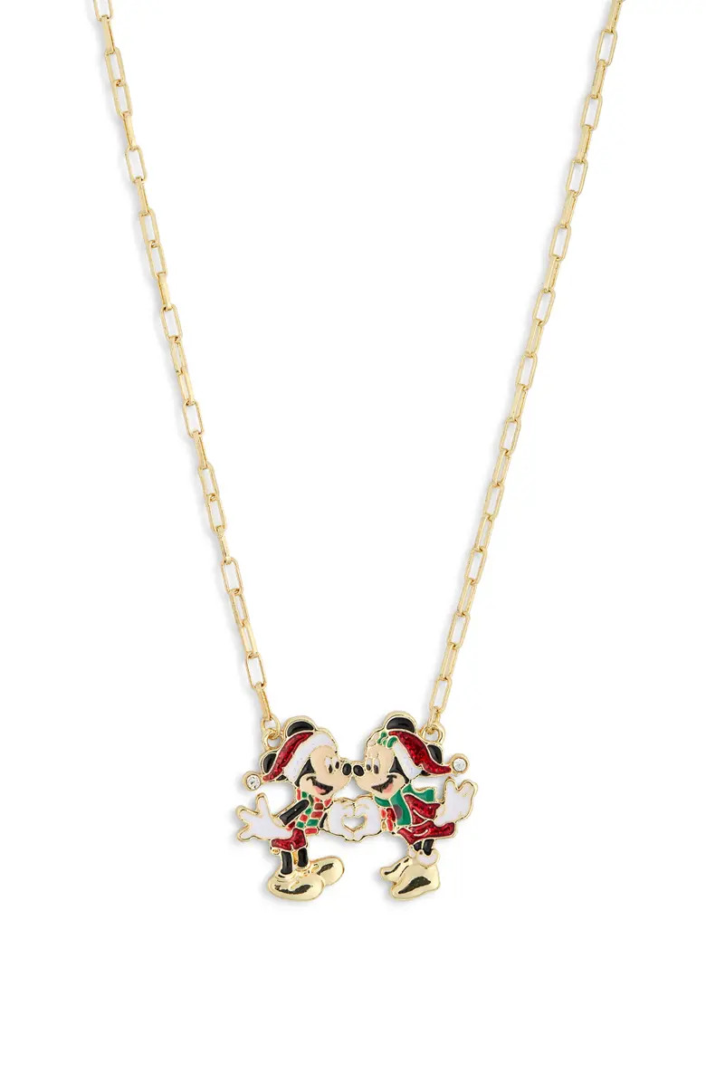 BaubleBar x Disney® Mickey & Minnie Mouse Holiday Necklace | Nordstromrack | Nordstrom Rack