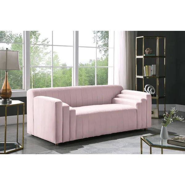 Eisenhart 72.5" Velvet Square Arm Sofa | Wayfair North America