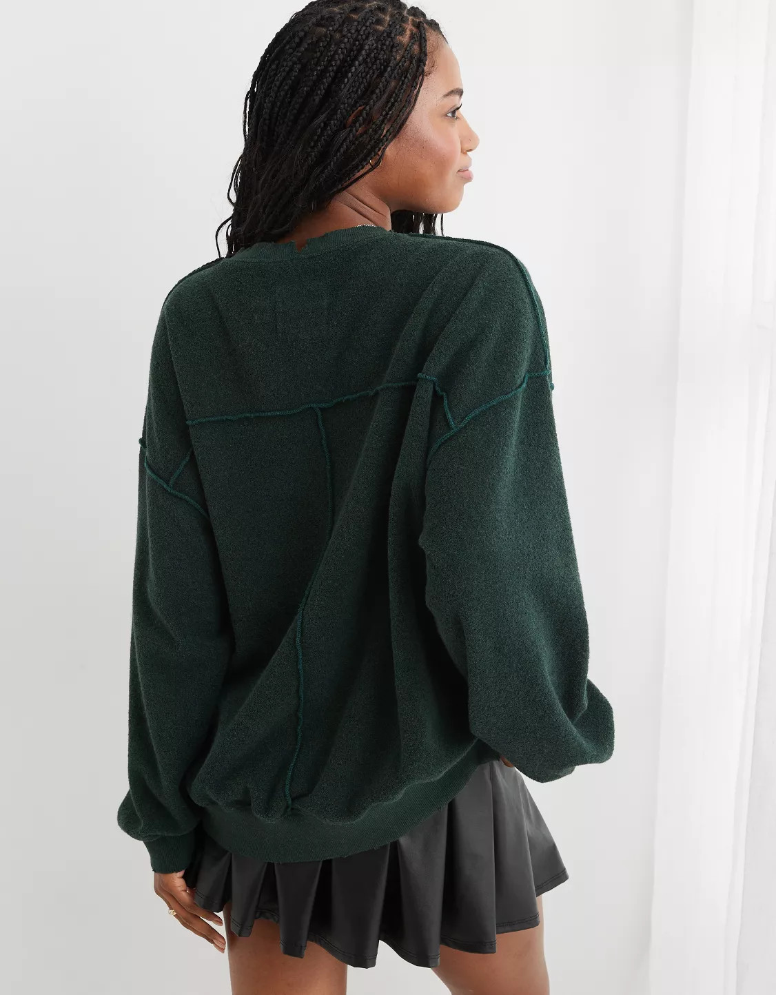 Aerie The Chill Cozy Crew Sweatshirt | Aerie