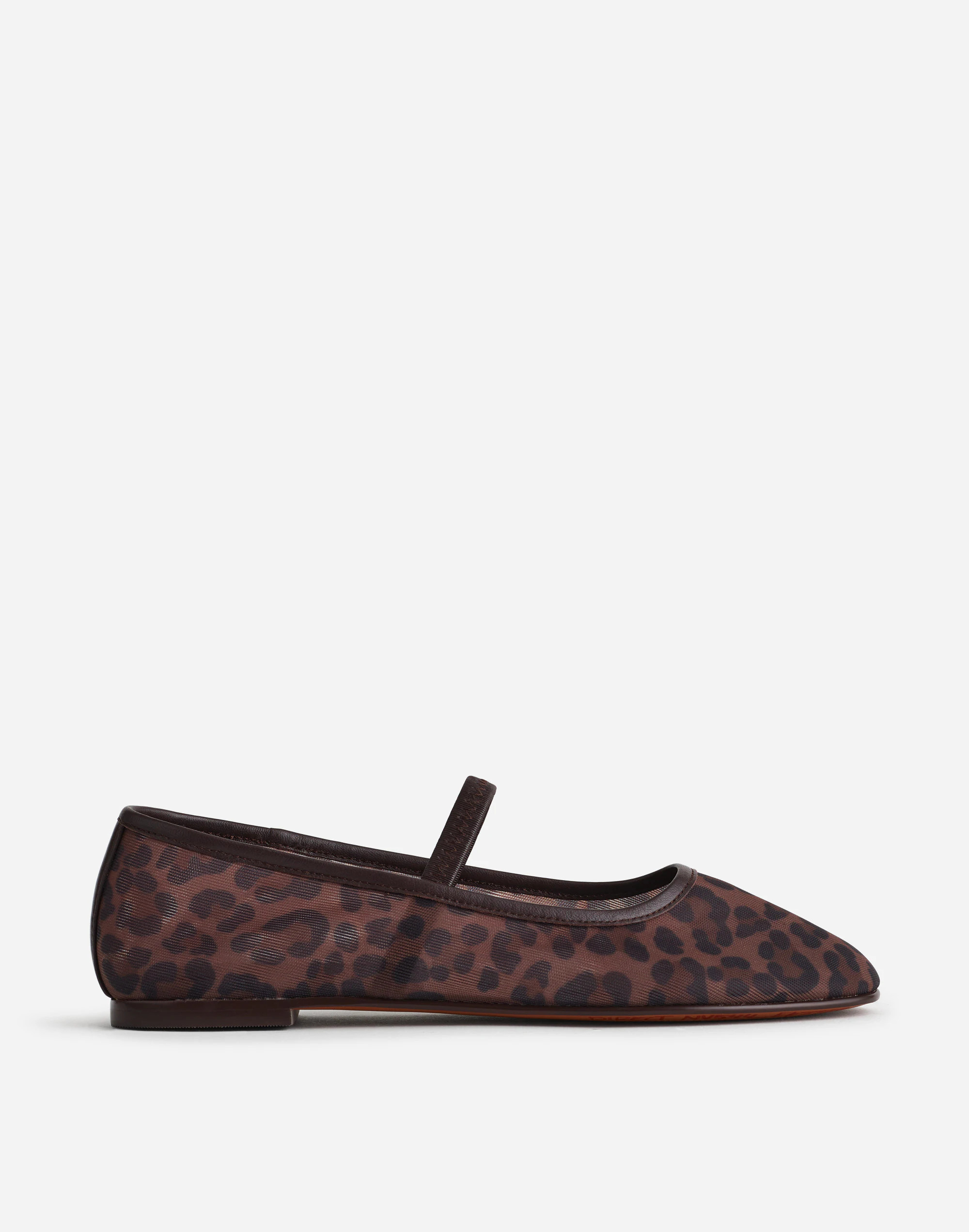 The Greta Ballet Flat in Leopard Mesh | Madewell