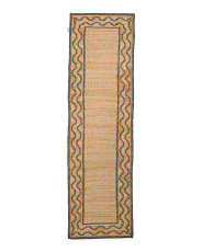 2x8 Wool Blend Scalloped Runner | Marshalls