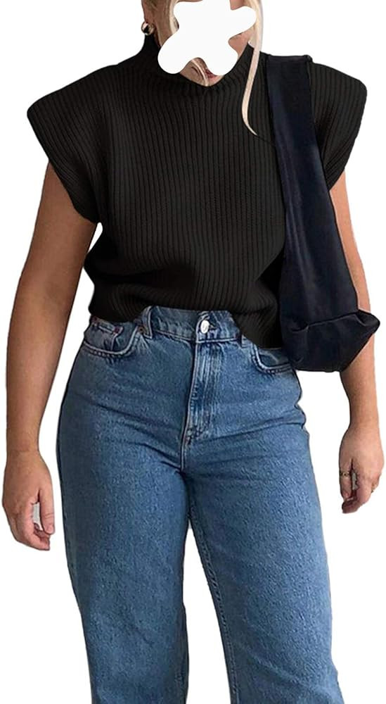 Women's Crochet Knit Crop Top Pullover Sweater Long Sleeve Hollow Out Square Neck Y2k Shirt Summe... | Amazon (US)