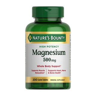 Nature's Bounty Magnesium Tablets 500mg, 200 Count | CVS Health