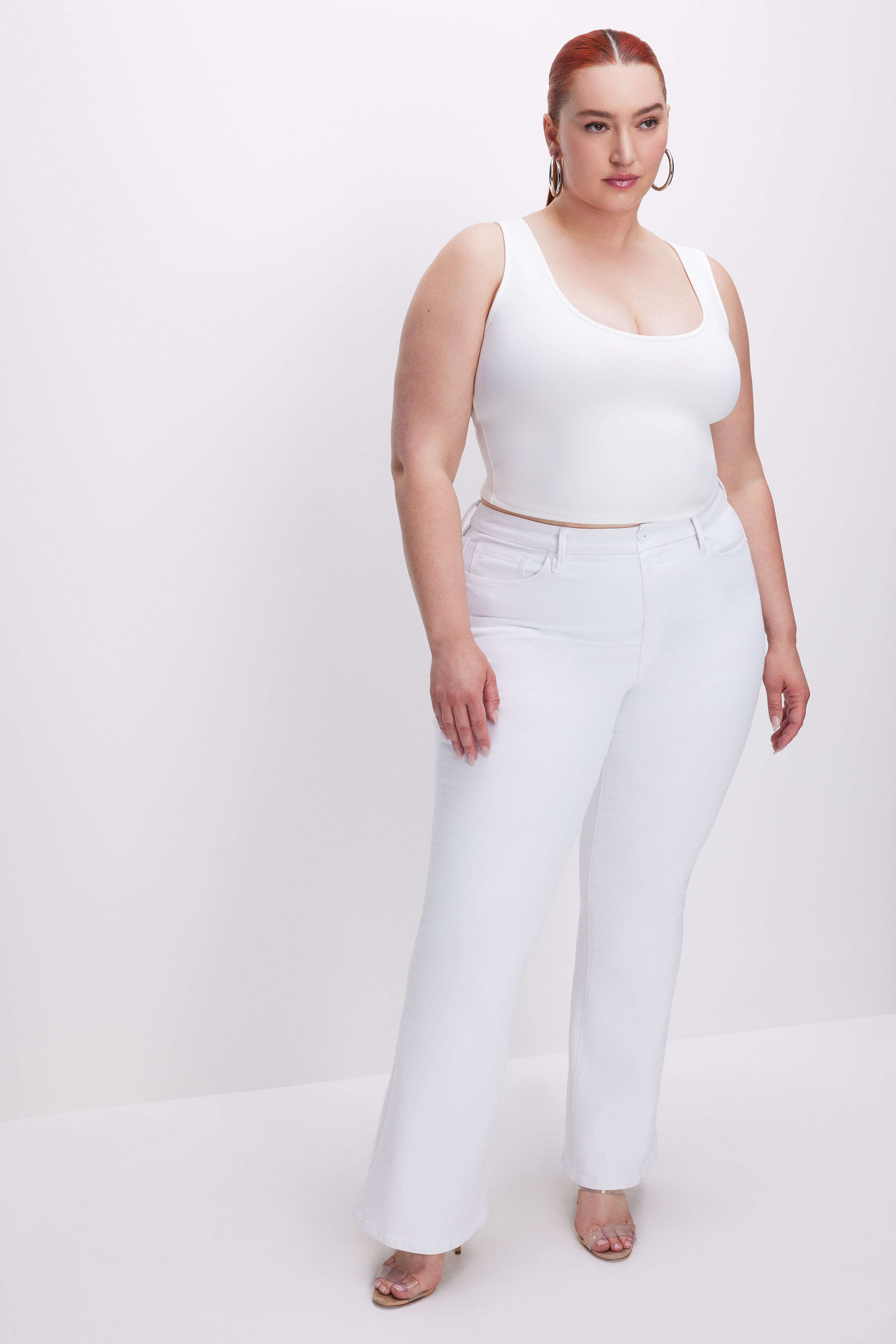 SCUBA SCOOP TANK | WHITE001 - GOOD AMERICAN | Good American