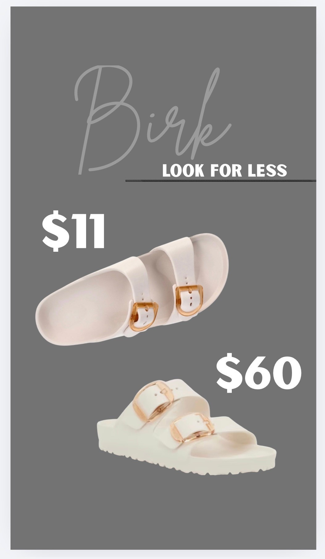 No need to splurge on Birks  

#LTKSeasonal