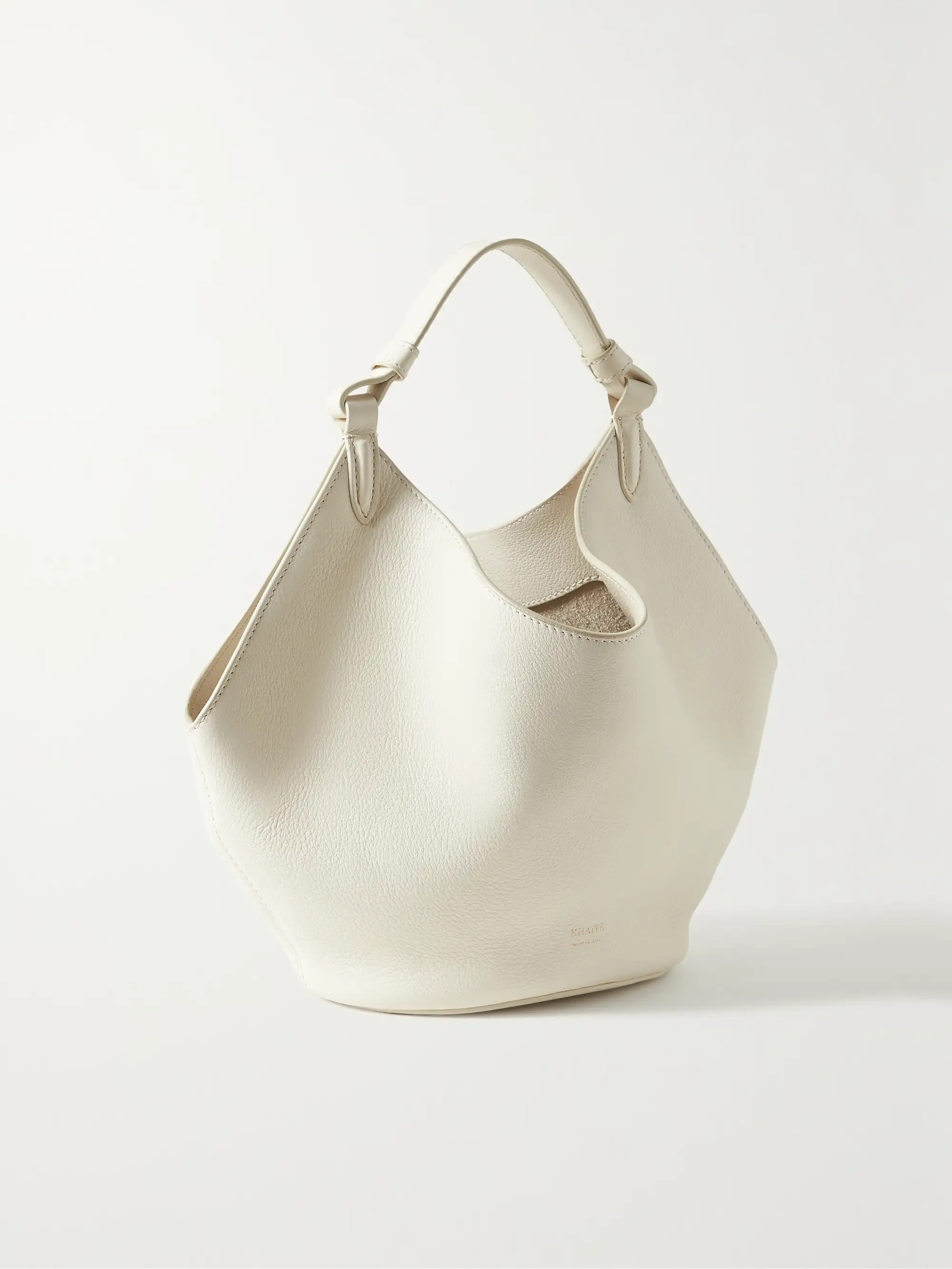 Lotus mini textured-leather tote | NET-A-PORTER (US)