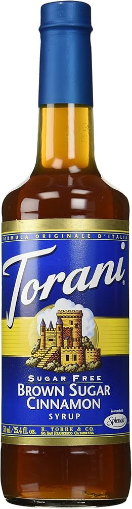 Torani Brown Sugar Cinnamon Syrup Sugar Free 25.4 Fl Oz (Pack of 1) | Amazon (US)