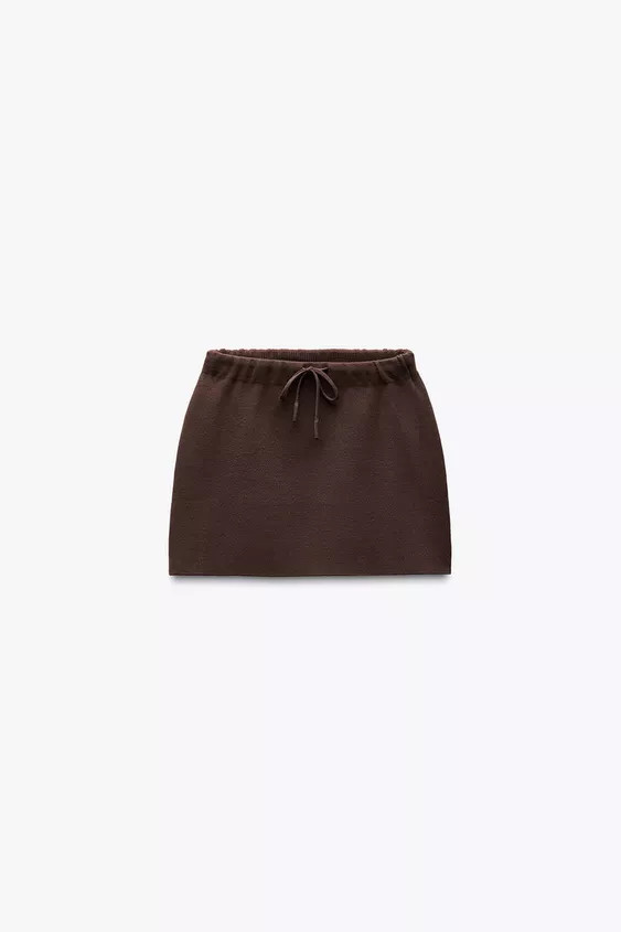 BASIC KNIT MINI SKIRT | Zara US