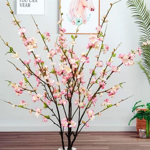 Boutique Plum Blossom Artificial Flowers Table Party Decorations Faux Pink Cherry Tree Stems Orch... | Amazon (US)
