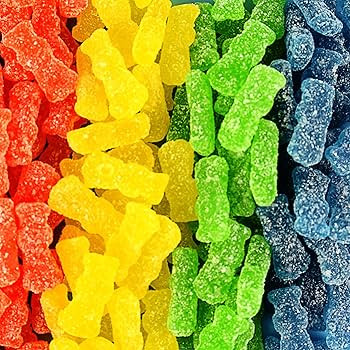 SOUR PATCH KIDS Soft & Chewy Candy, Family Size, 4 - 1.8 lb Bags | Amazon (US)