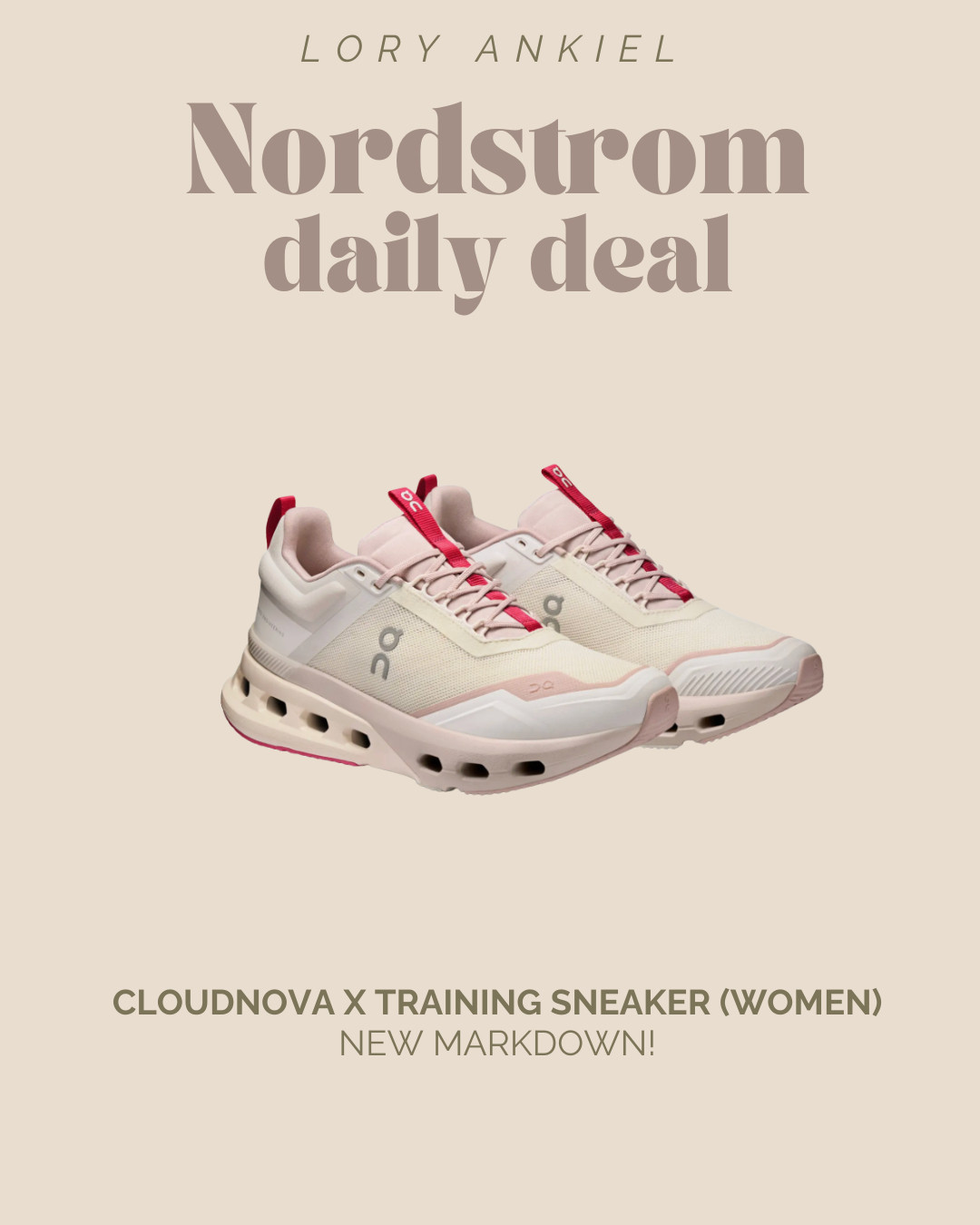 Nordstrom Daily Deal! - On Cloudnova X Training Sneaker 

#fitness #trainingsneakers #newyears 

 #LTKfitnessgoals #LTKActive #LTKSaleAlert