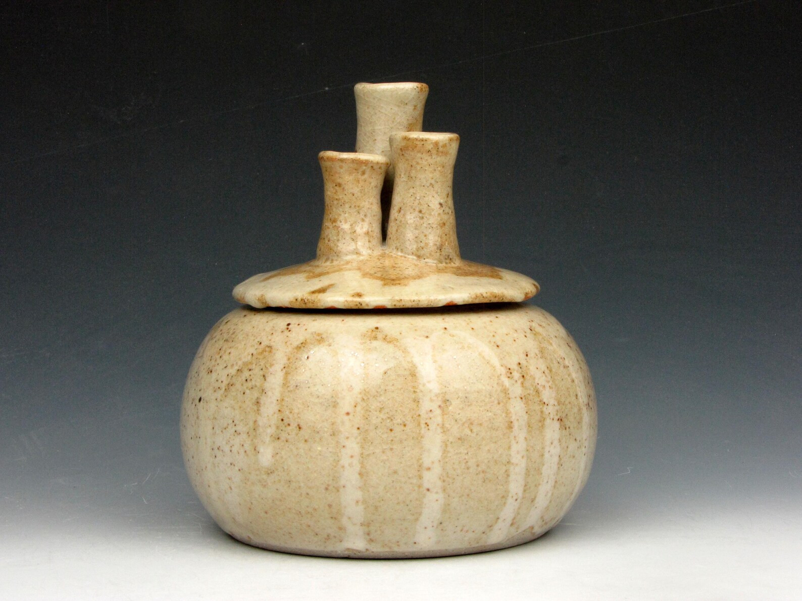 Unique Flower Block - Vase - Cut Flowers - 5" X 4.5" X 4.5" - Goneaway Pottery - (FB257794) - Ets... | Etsy (US)