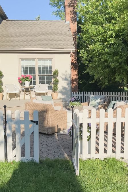 This cedar no dig fence from @loweshomeimprovement was super easy to install and only took us a weekend! It can be painted or stained to fit your style! #lowespartner #ad

#LTKStyleTip #LTKSaleAlert #LTKHome