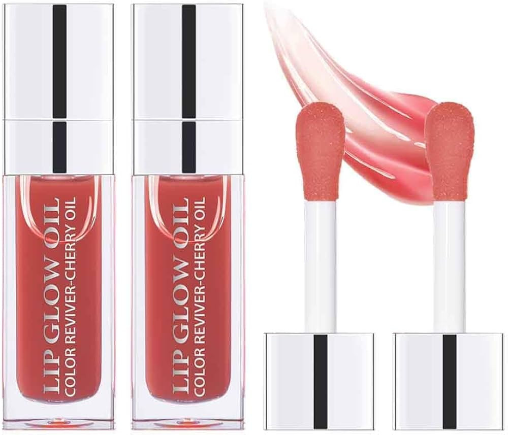 Hydrating Lip Glow Oil, Plumping Lip Gloss, Moisturizing Lip Oil Gloss, Transparent Moisturizing ... | Amazon (US)