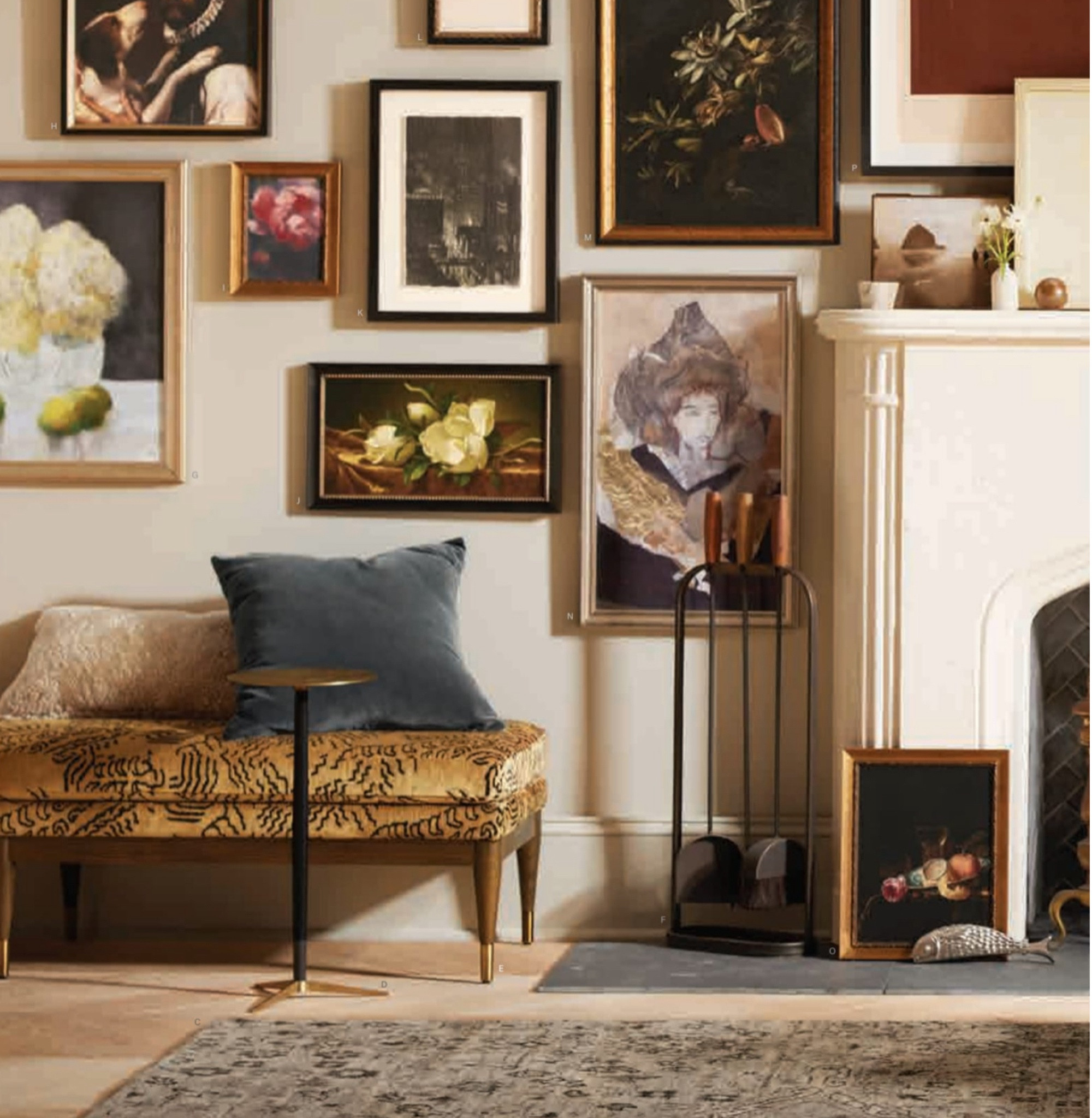 New spring collections. #bench #gallerywall #artwork #rug 

#LTKHome #LTKFamily #LTKSeasonal