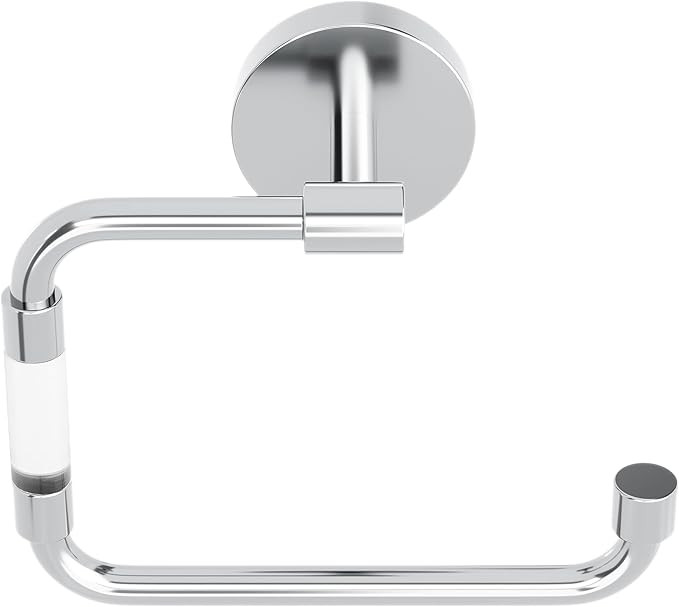 Swiss Madison Verre Acrylic Toilet Paper Holder in Chrome | Amazon (US)