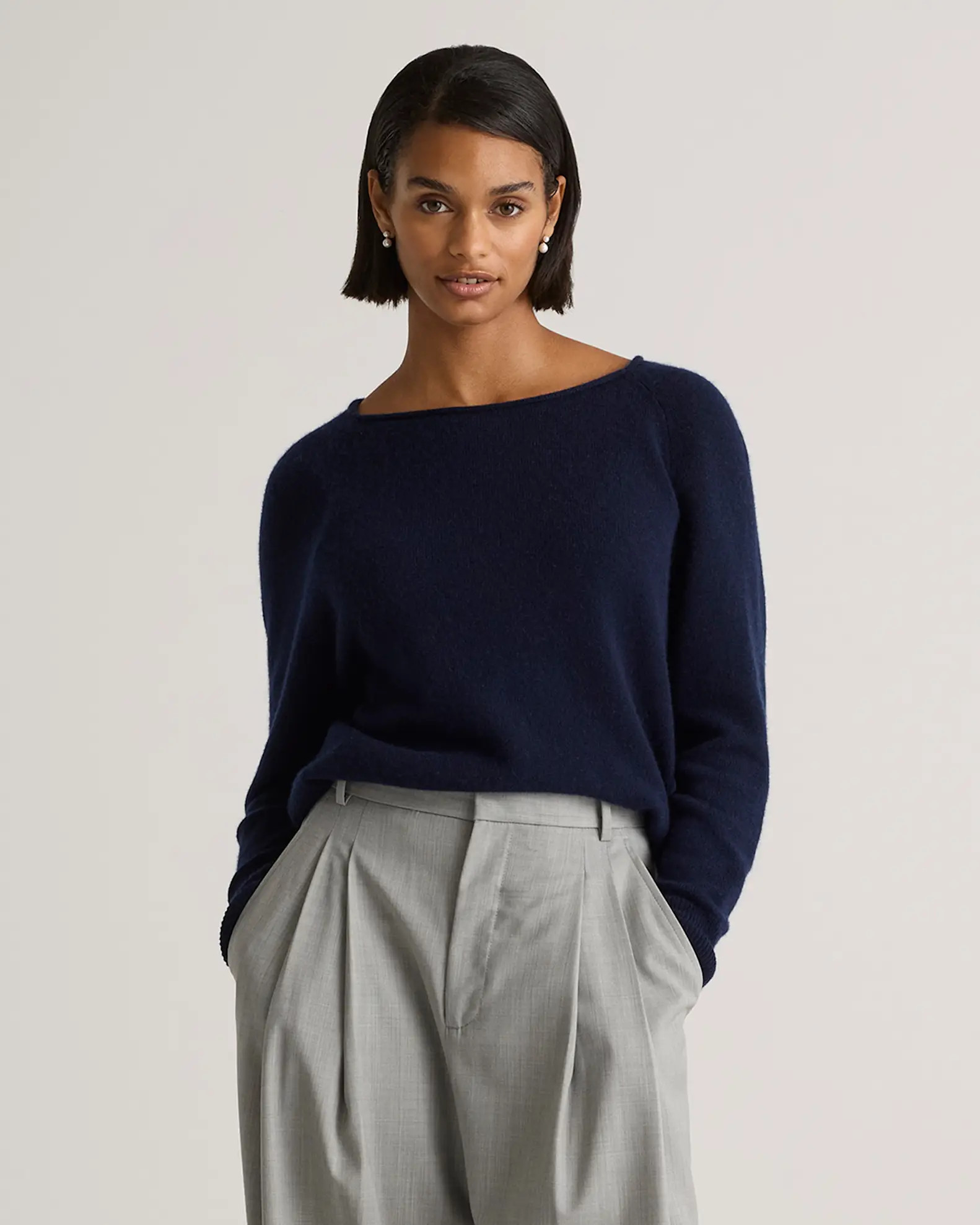 Mongolian Cashmere Boatneck Sweater | Quince