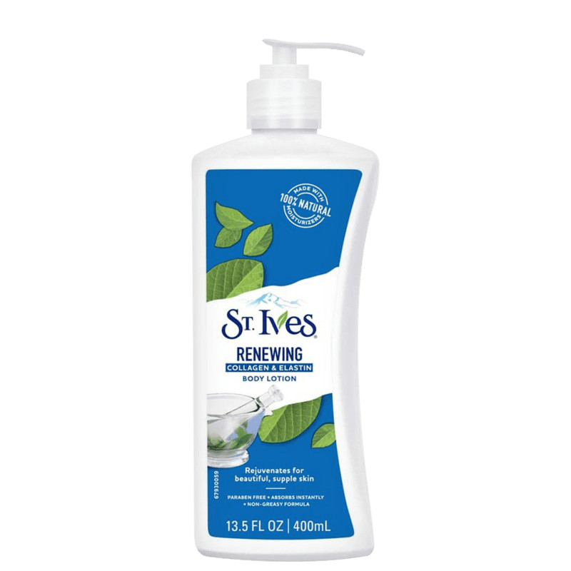 Creme Hidratante Corporal de Pele Colágeno e Elastina St Ives 400ml | Beleza Na Web (BR)