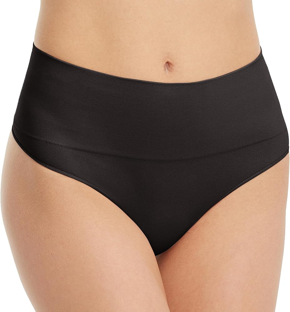 SPANX SPANXshape Everyday Shaping Thong - Core Control Shapewear Underwear - Invisible Under Clot... | Amazon (US)