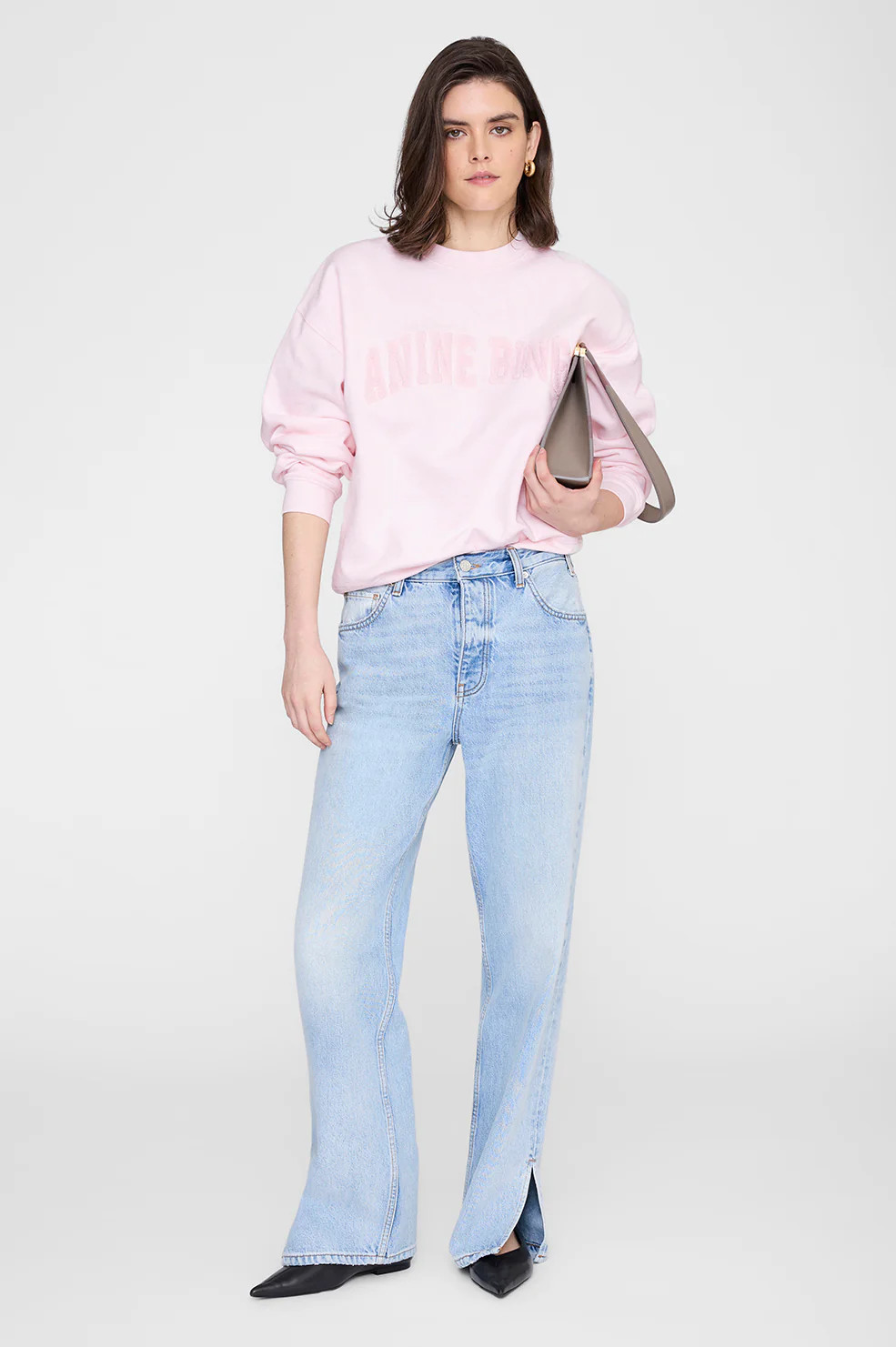 Spencer Sweatshirt Anine Bing - Powder Pink | Anine Bing