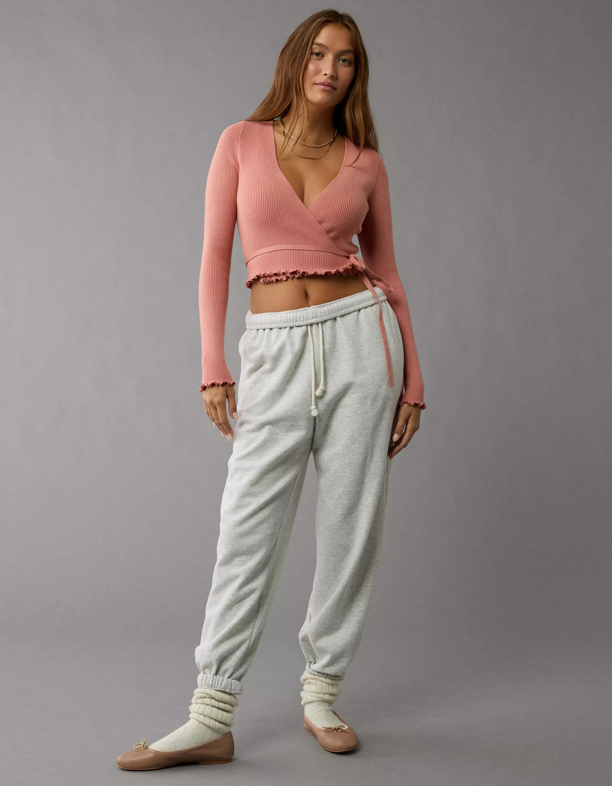 AE Cropped Wrap Cardigan | American Eagle Outfitters (US & CA)