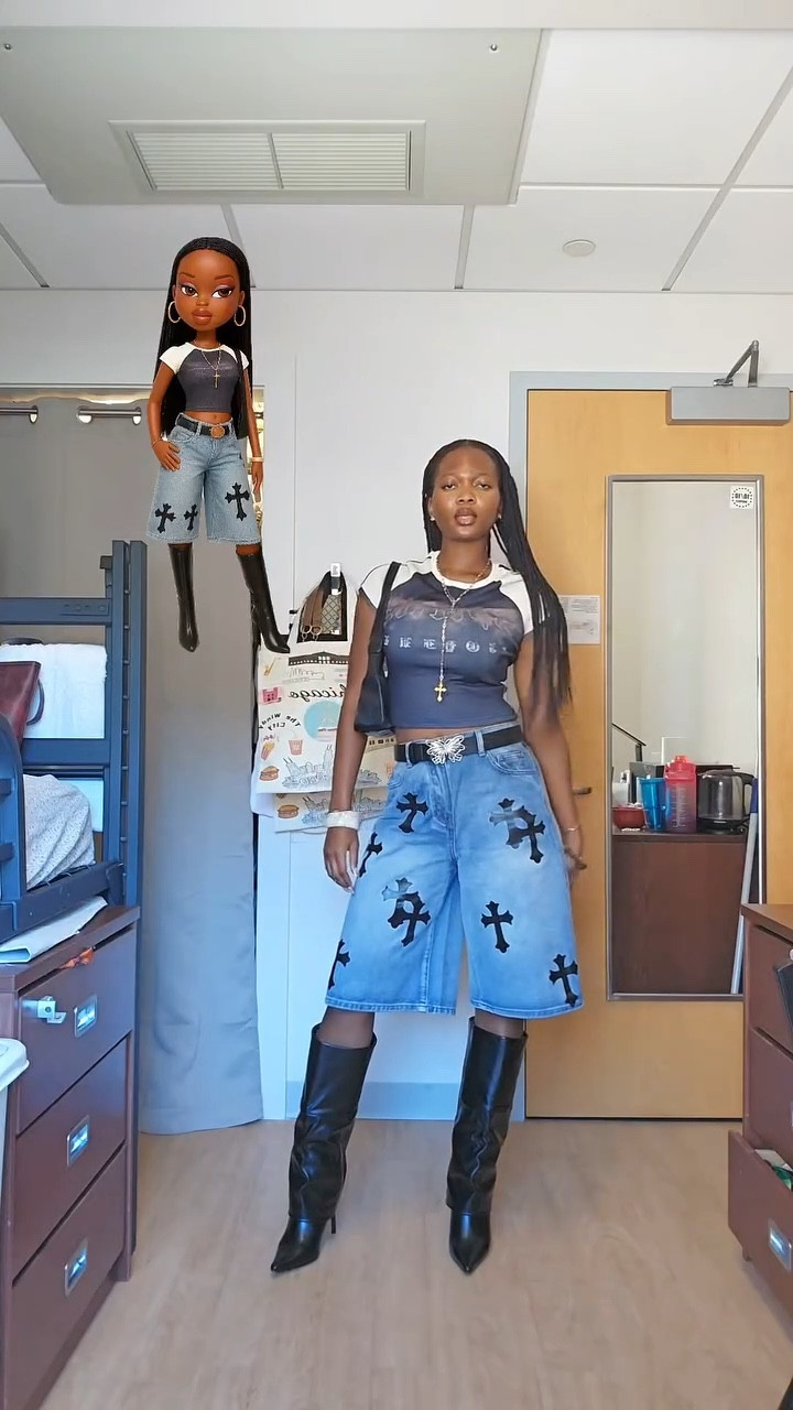 Love love how I styled this jort with a stilettos boot, edgy but still sexy - I am wearing a size M for the jorts

#LTKStyleTip #LTKFindsUnder50 #LTKFindsUnder100