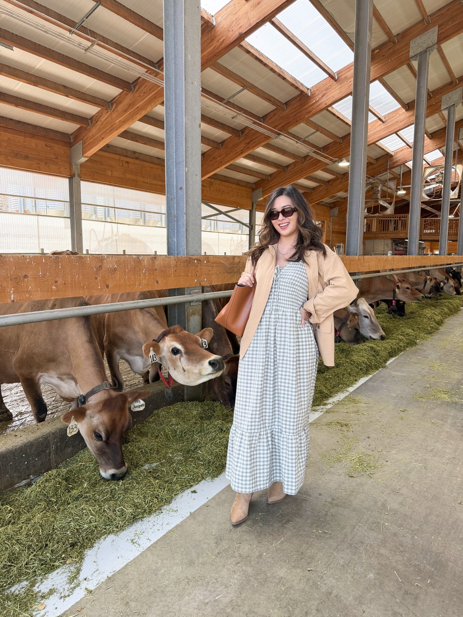 Outfit for visiting Ballerina Farm! 
Dress: Small
Barn Jacket: Medium 