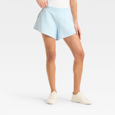 Women's 4" French Terry Flowy Shorts - All In Motion™ | Target