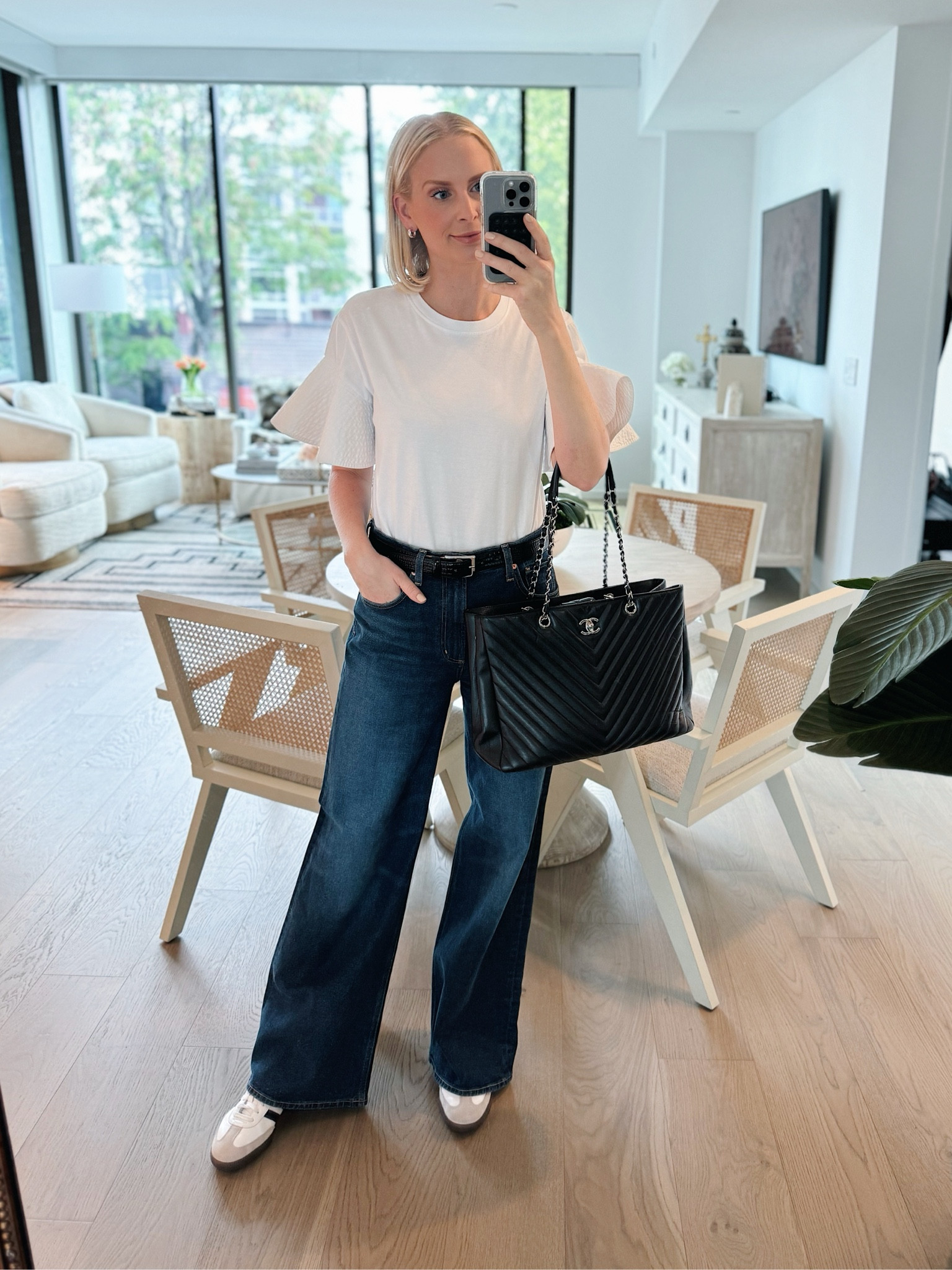 Today’s outfit! Tee is old Victoria Victoria Beckham 🤍

#LTKStyleTip #LTKFindsUnder50 #LTKShoeCrush