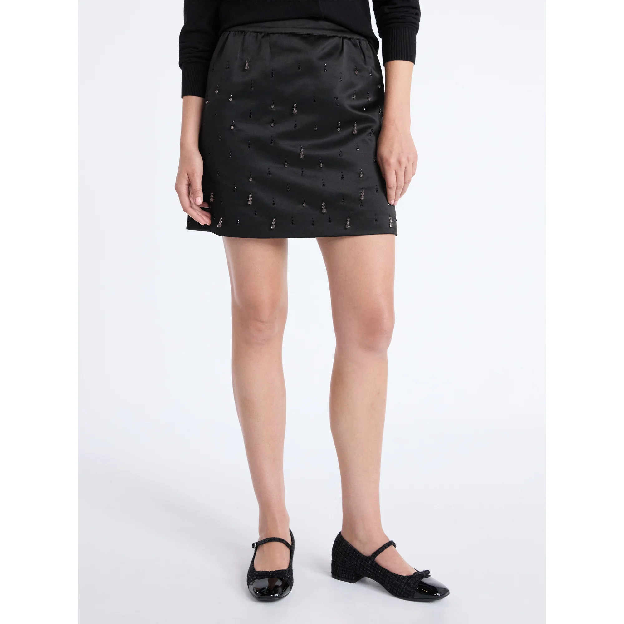 Free Assembly Women's and Women's Plus Embellished Mini Skirt, Sizes 0-26W | Walmart (US)
