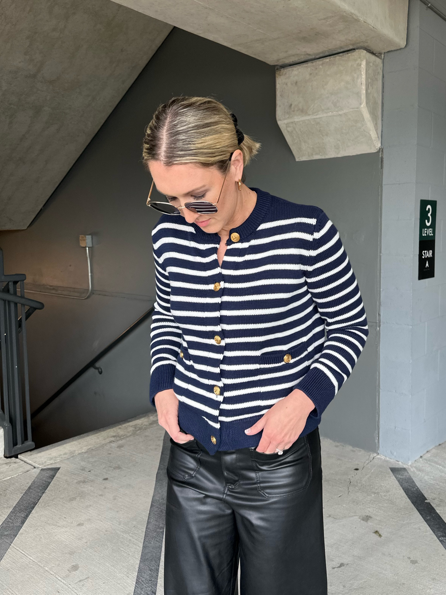 Stripes, striped cardigan 

#LTKSeasonal #LTKworkwear #LTKfindsunder100