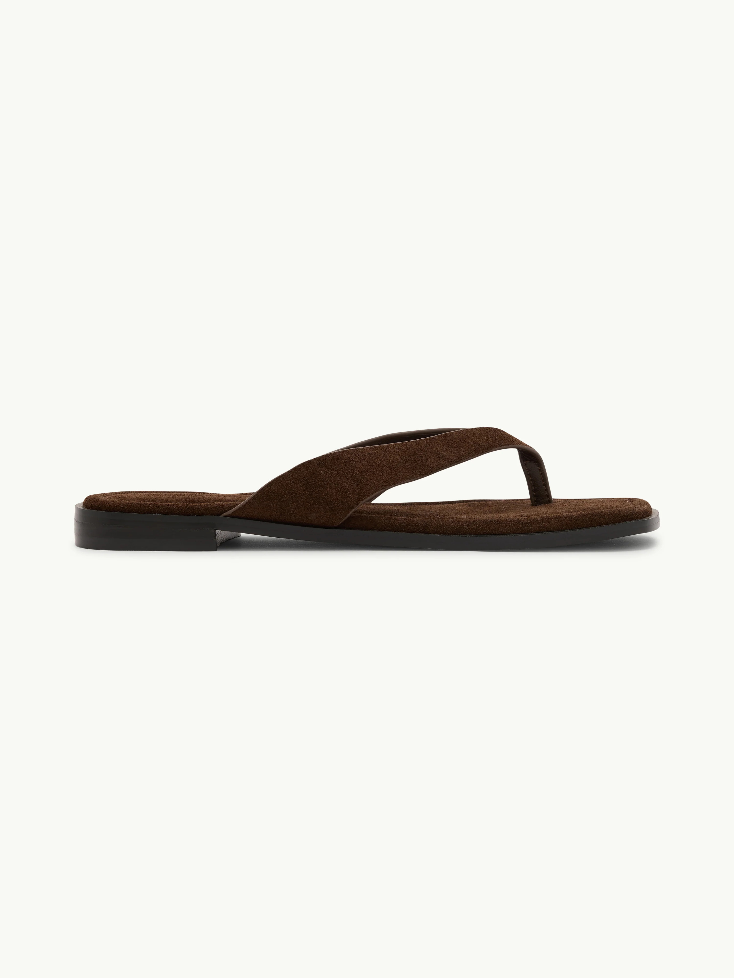 Brown Suede Flip Flops | Nobody's Child