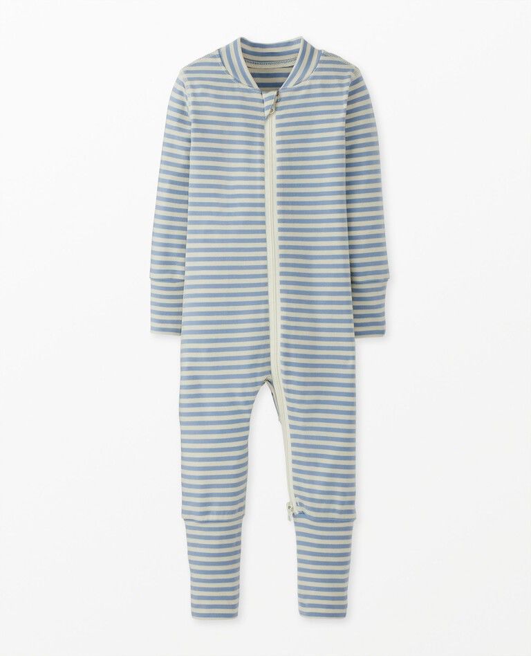 Baby Striped 2-Way Zip Sleeper in HannaSoft™ | Hanna Andersson