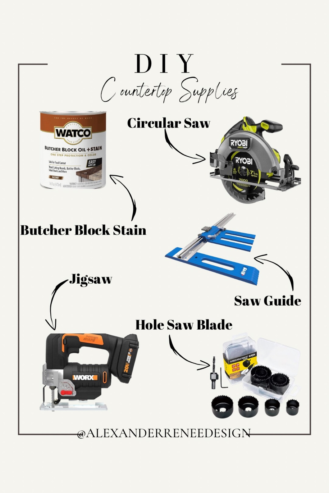 DIY COUNTERTOP SUPPLIES I used these for my basement and laundry room countertops 

#LTKfindsunder100 #LTKhome