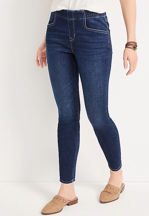 m jeans by maurices™ Cool Comfort Pull On High Rise Ankle Jegging | Maurices