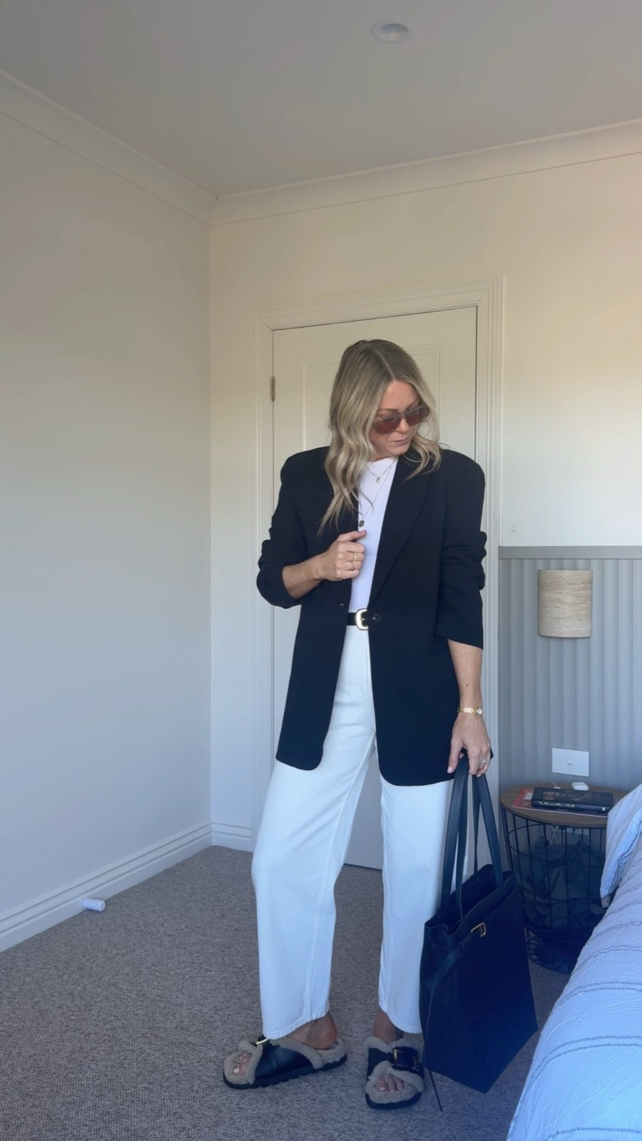 Does anything scream summer more than white denim?! I’m in a 10 in the blazer and jeans, and a medium in the tank x #LTKxDavidJones

#LTKsummer #LTKaustralia #LTKstyletip