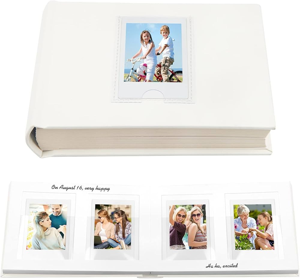 Veicevol Photo Album with Writing Space for Fujifilm Instax Mini 12 11 9 40 90 8 7 Evo Liplay Ins... | Amazon (US)