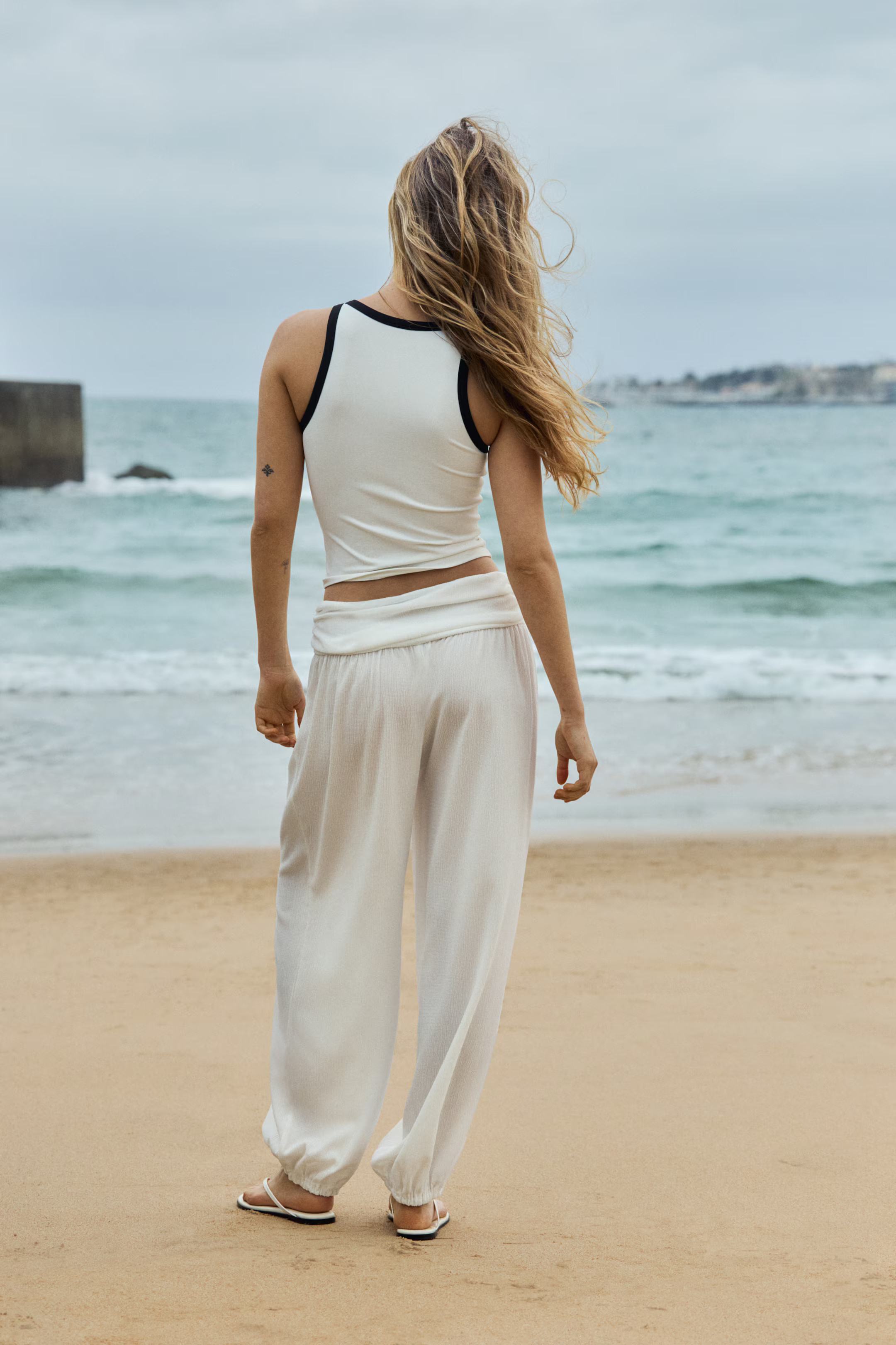 Crinkled Balloon-Leg Pants | H&M (US + CA)