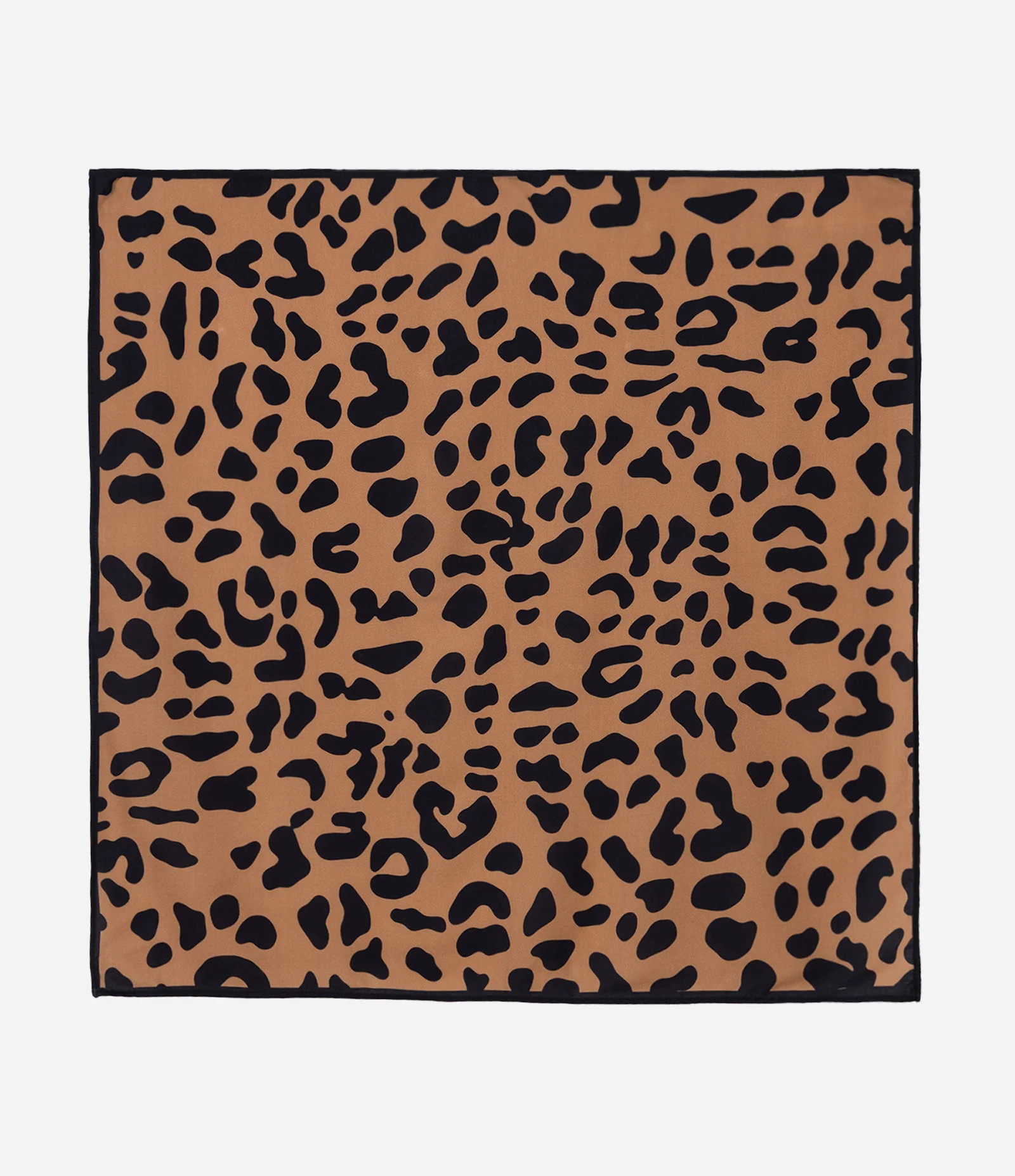 Lenço Quadrado em Tricoline com Estampa Animal Print Marrom - Lojas Renner | Renner (BR)