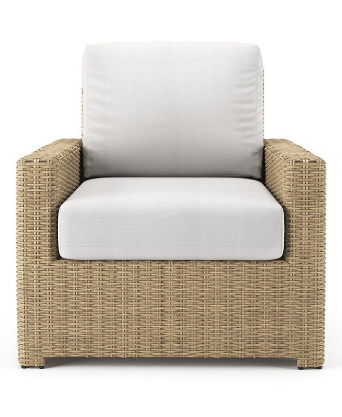 Sydney Woven Outdoor Lounge Chair with Sunbrella® Spectrum Sand Cushions | Macys (US)