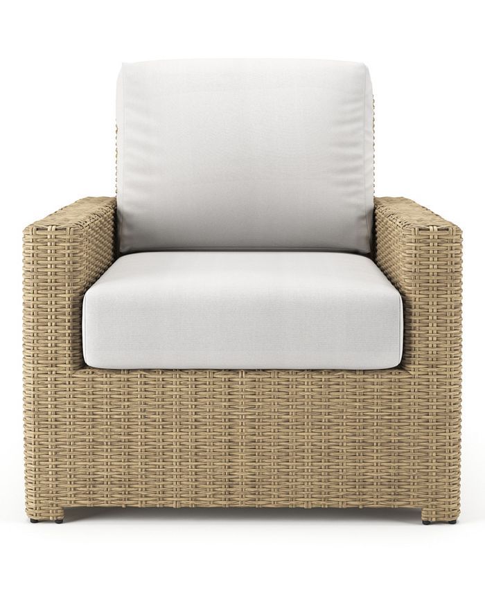 Sydney Woven Outdoor Lounge Chair with Sunbrella® Spectrum Sand Cushions | Macys (US)