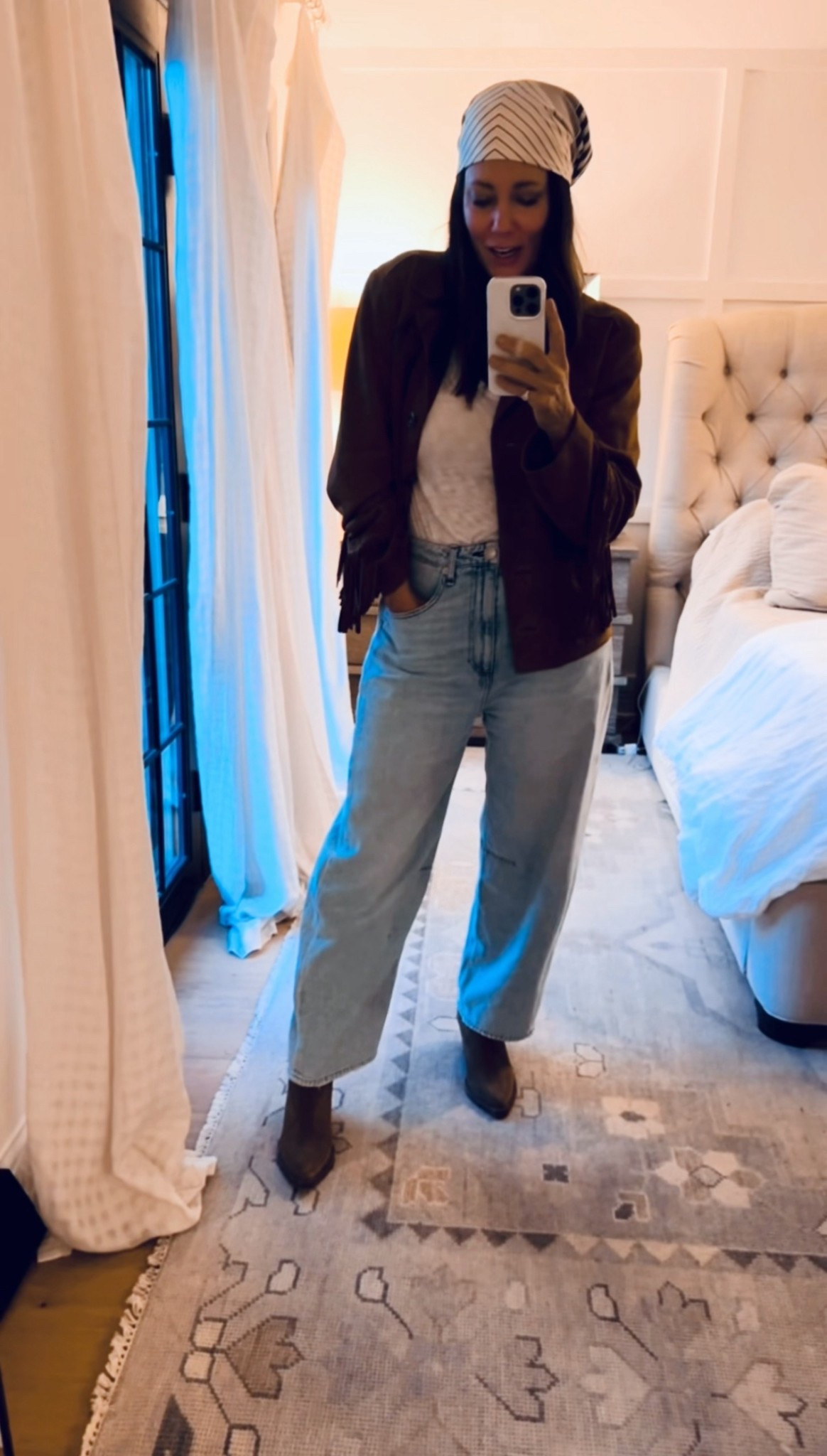 What I wear when riding on the bike with my hubs! I love the way the fringe dances in the wind!



#LTKSaleAlert #LTKFindsUnder100 #LTKxMadewell