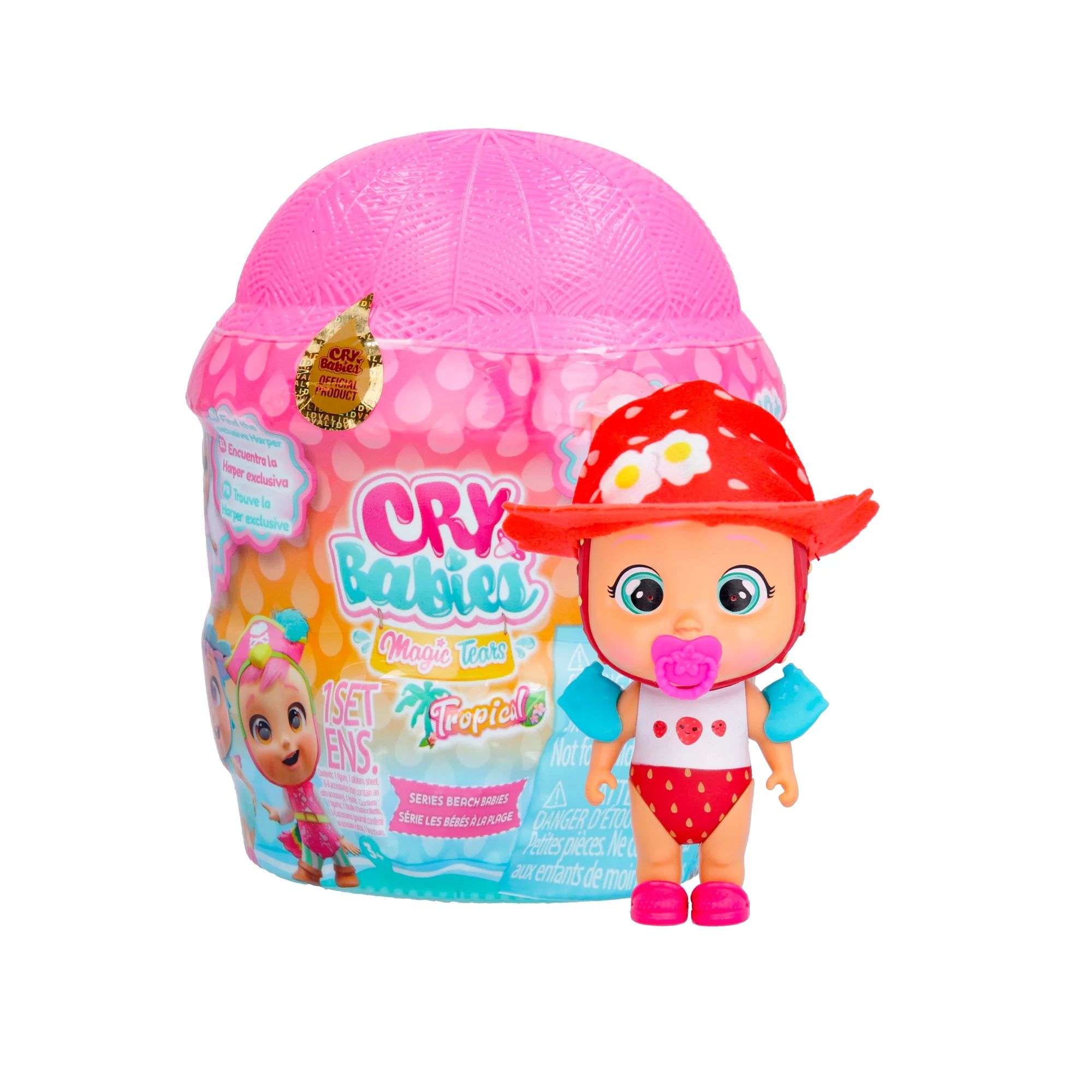 Cry Babies Magic Tears Tropical Beach Babies | 8+ Surprises and Accessories | Walmart (US)