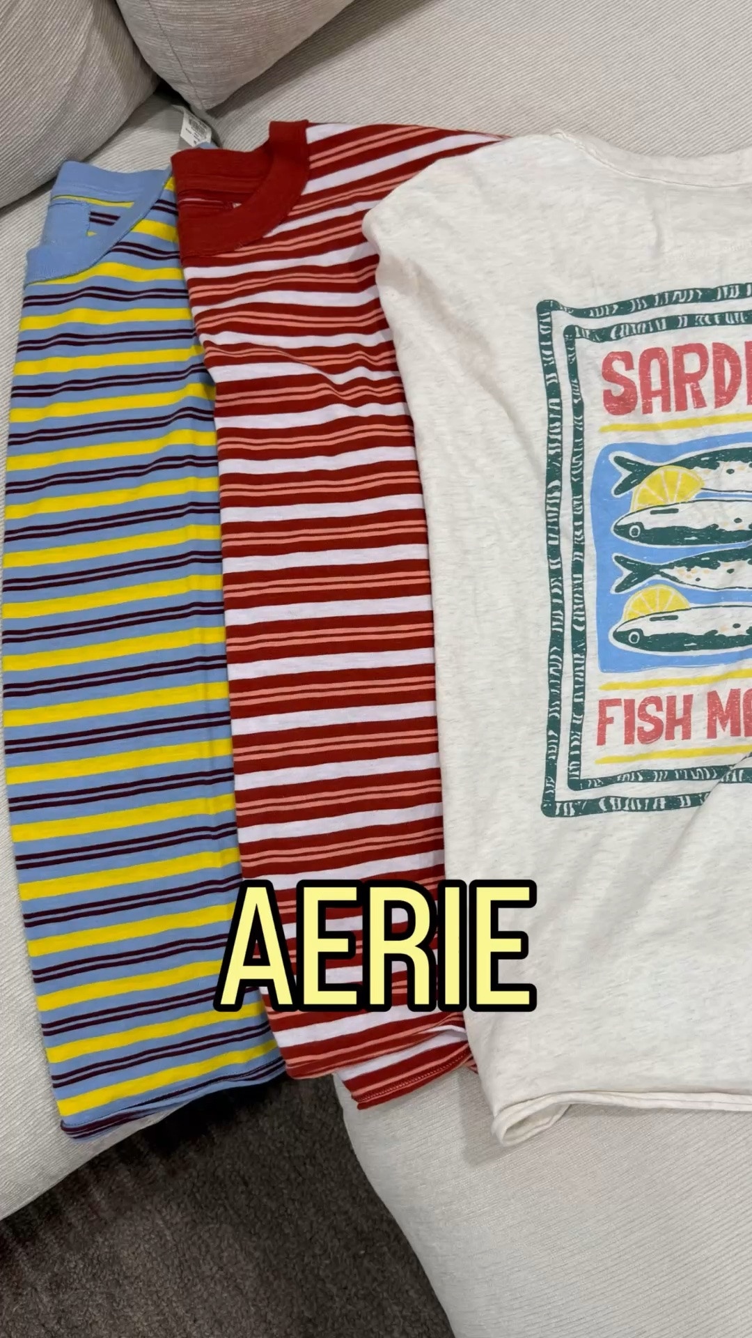 AERIE TEES💛

Aerie has some new really cute oversized tees. Lots of different prints to choose from too! They do tend to sell out quick so don’t wait too long.
On sale so I snagged these 3 and I do love them!

#LTKgrwm #LTKootd #LTKSaleAlert