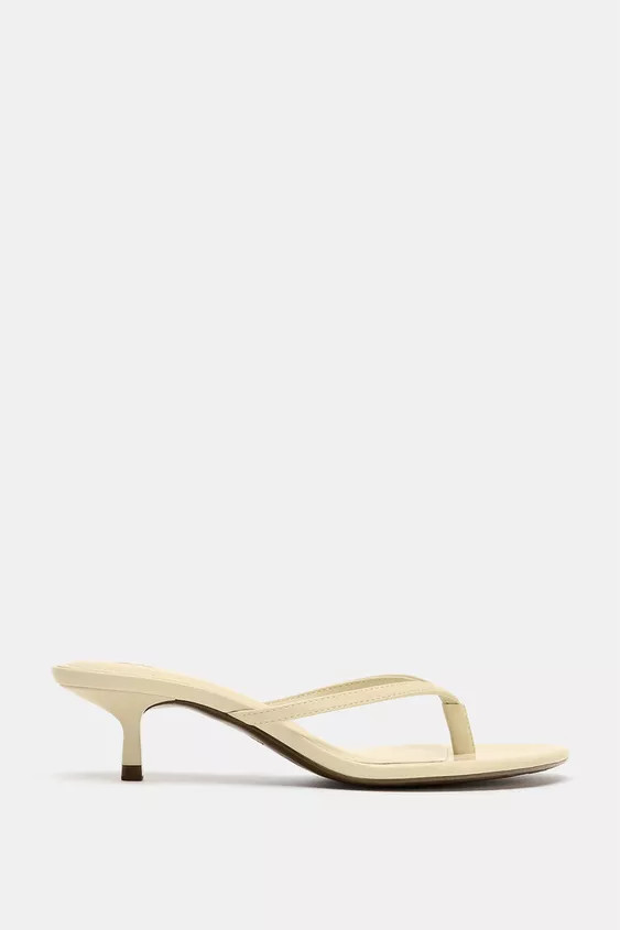 KITTEN-HEEL SANDALS | Zara UK